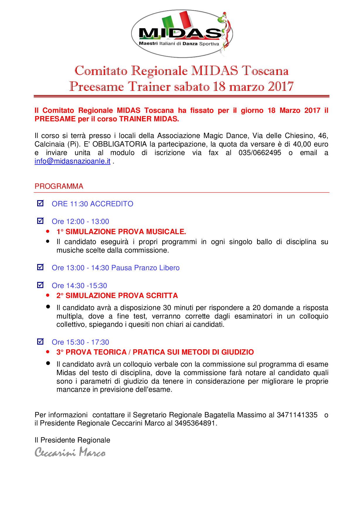 clicca e scarica modulo preesame